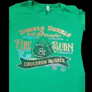 NWT Womans Crew Neck Large Double ToilTrouble T Shirt